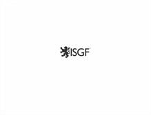 Tablet Screenshot of isgf.com